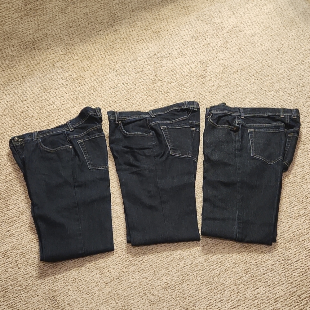3 pair denim jeans